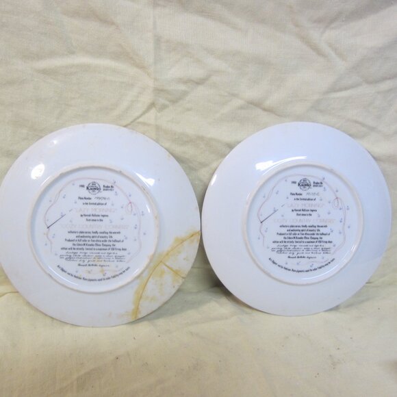 VTG 1990 KNOWLES DISPLAY PLATE, LAZY MORNINGS, $EACH - Picture 5 of 7